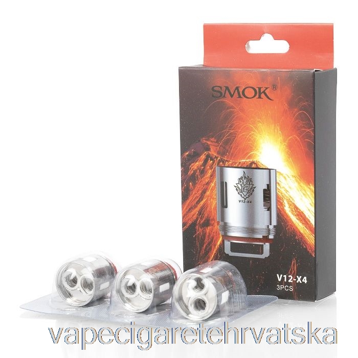 Vape Hrvatska Smok Tfv12 Zamjenske Zavojnice & Rba 0.15ohm V12-x4 Quad Zavojnice (paket Od 3)